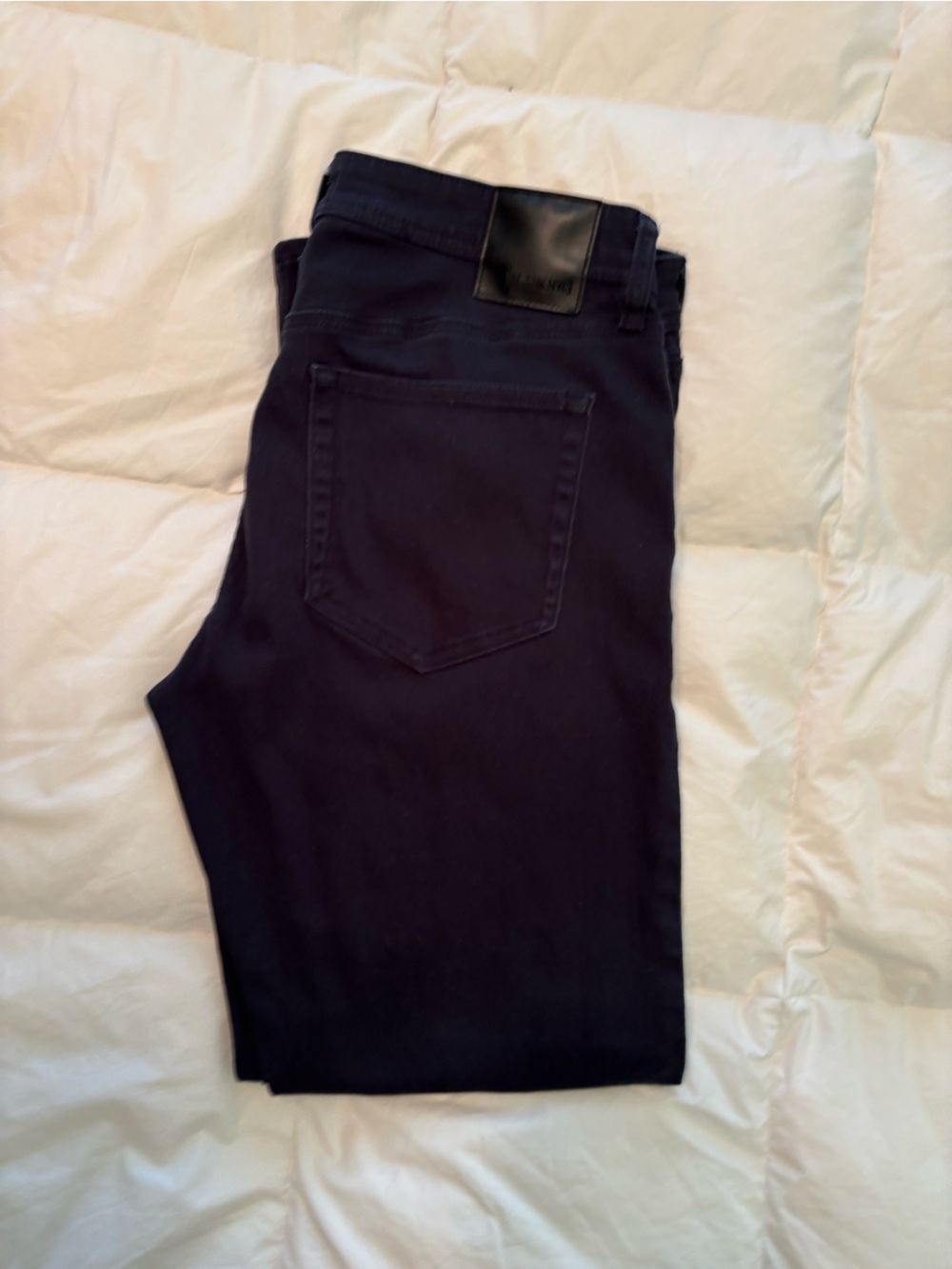 Blank NYC Men's Slim Straight Jeans in Navy